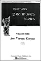 Ave Verum Corpus SATB choral sheet music cover